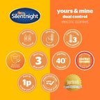 Silentnight Yours and Mine Dual Control Electric Blanket