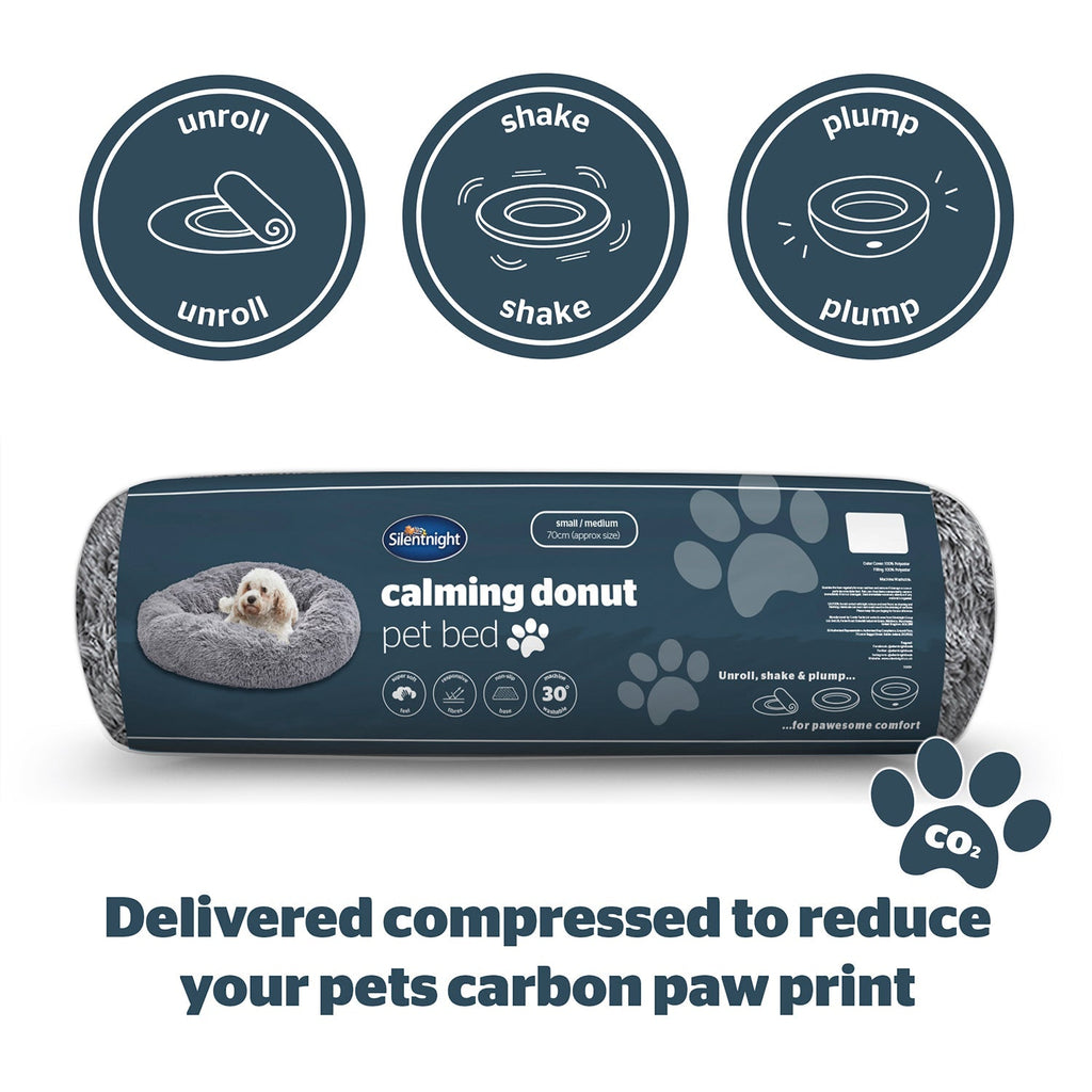 Silentnight Calming Donut Pet Bed