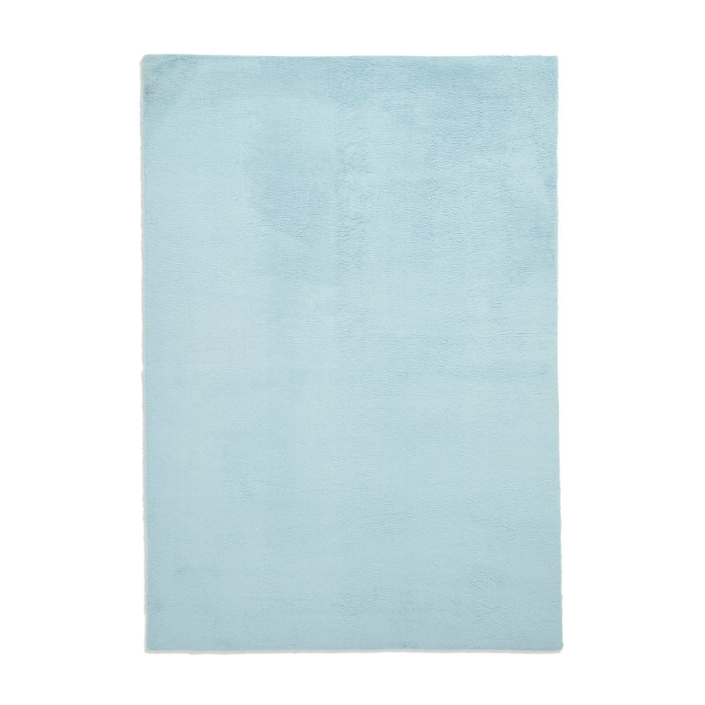 Snug Rug Blue Plain Shaggy Rug