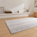 Snug Rug Light Grey Plain Shaggy Rug