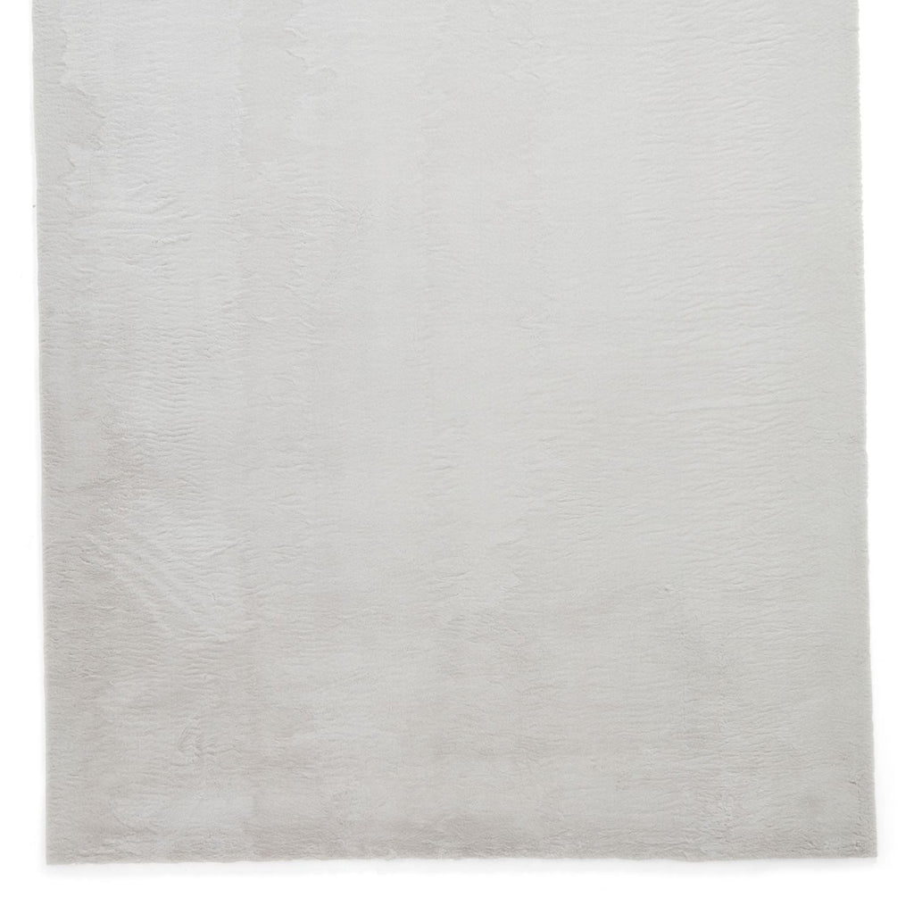 Snug Rug Light Grey Plain Shaggy Rug