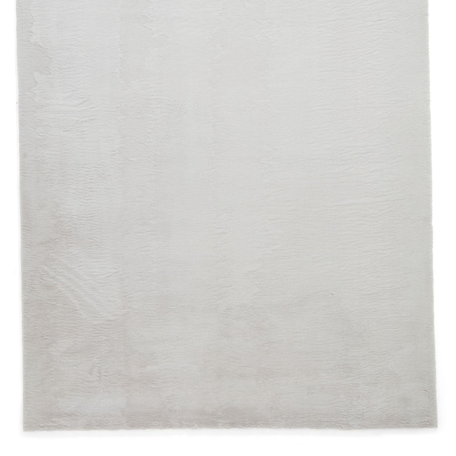 Snug Rug Light Grey Plain Shaggy Rug