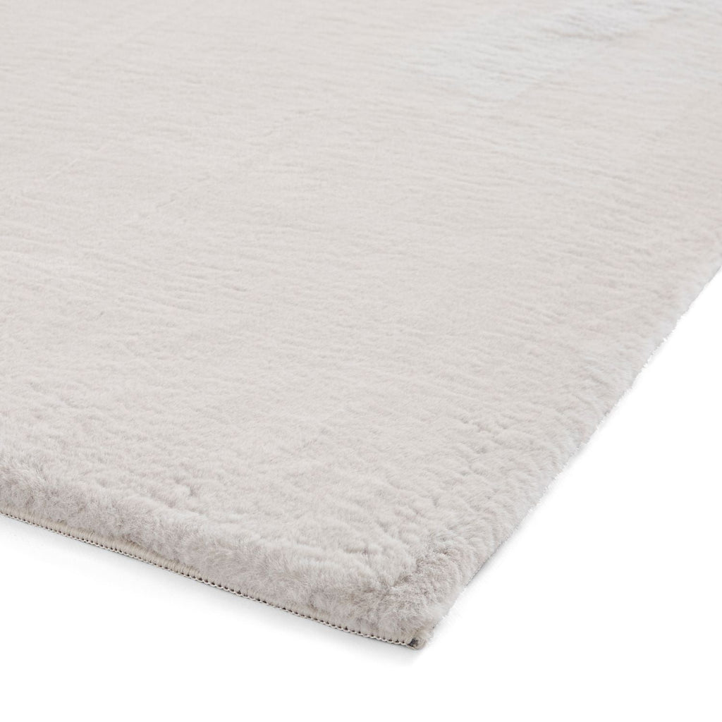 Snug Rug Light Grey Plain Shaggy Rug