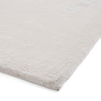 Snug Rug Light Grey Plain Shaggy Rug