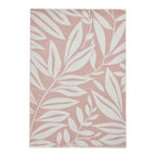 Catherine Lansfield Sorral Leaves Rose Rug