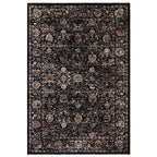 Sovereign Black Vintage Floral Rug