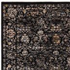 Sovereign Black Vintage Floral Rug