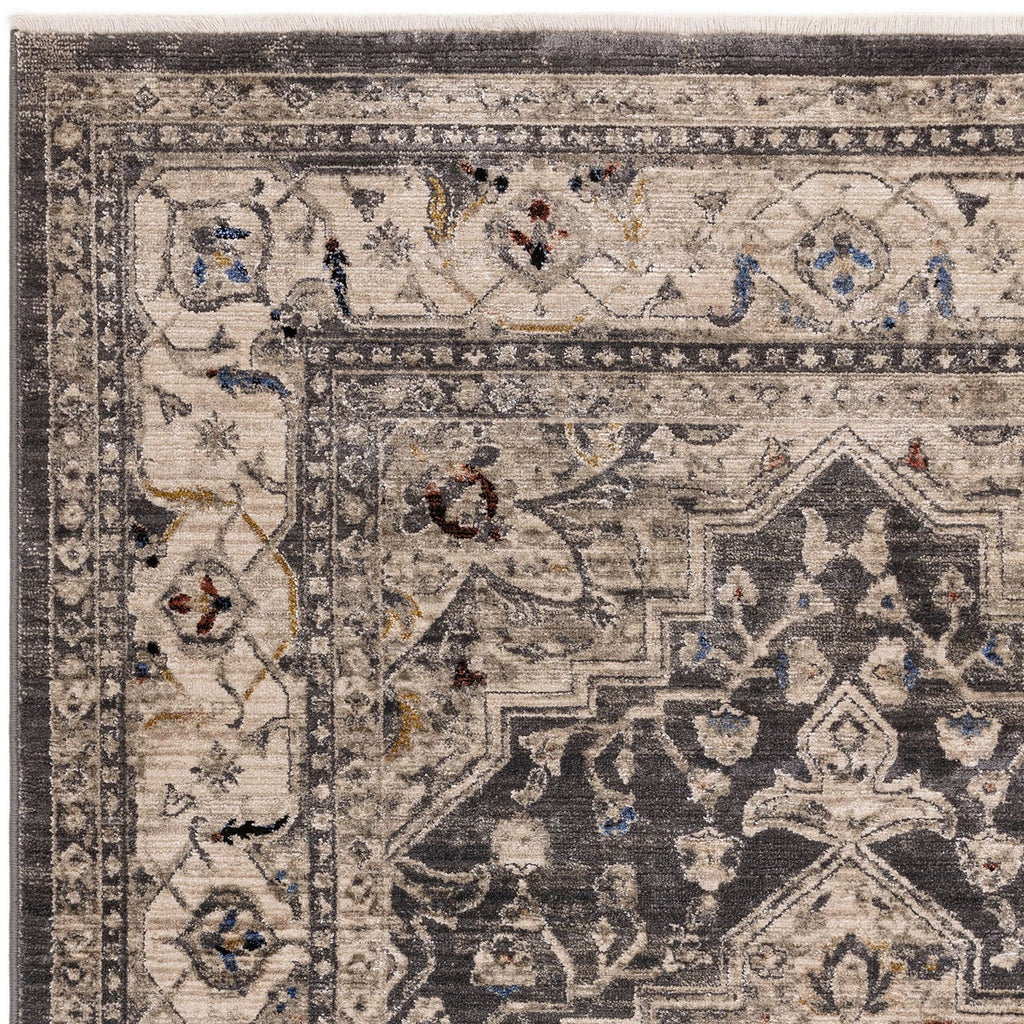 Sovereign Charcoal Medallion Rug