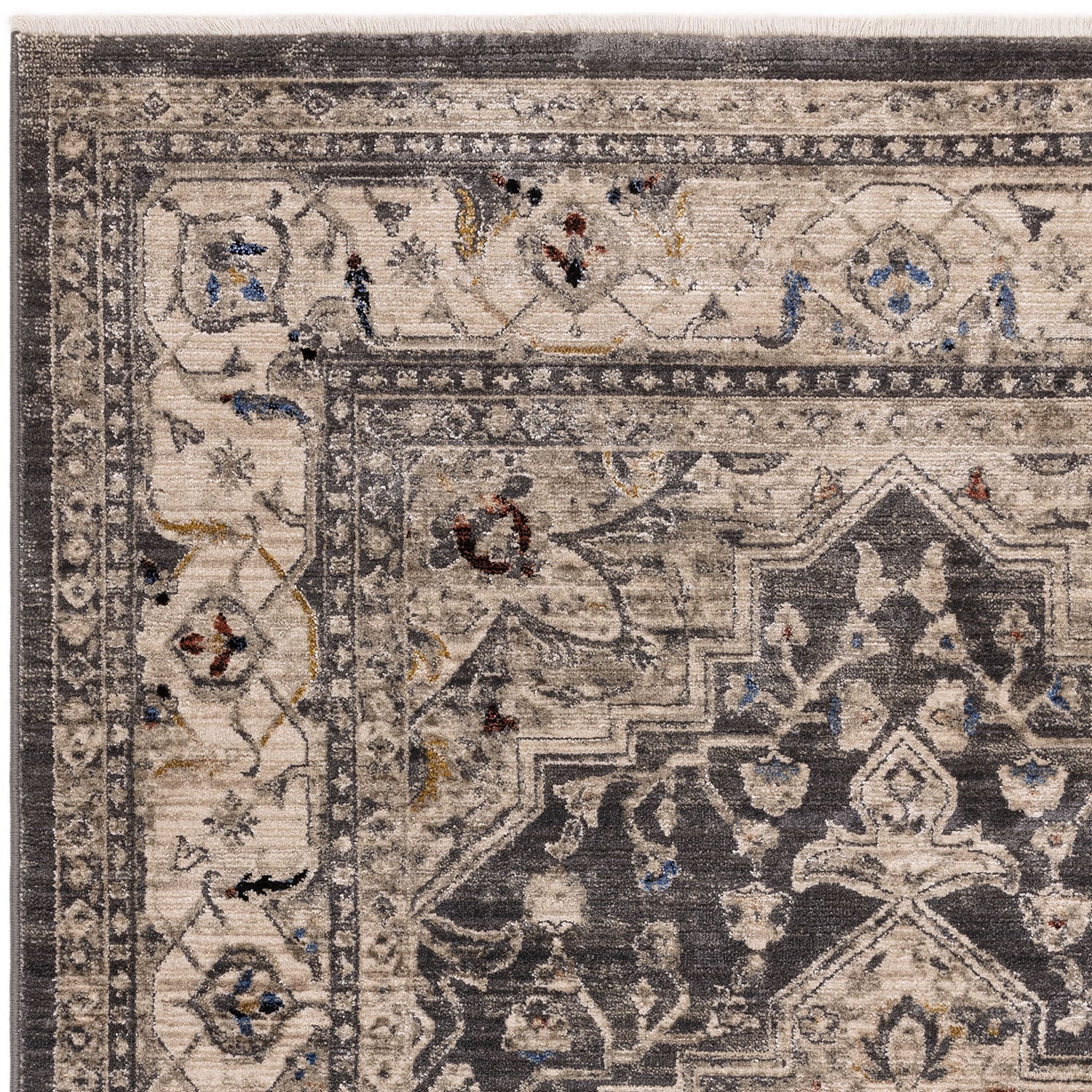 Sovereign Charcoal Medallion Rug