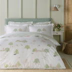 Sophie Allport Spring Cottage Green 200TC Cotton Duvet Set