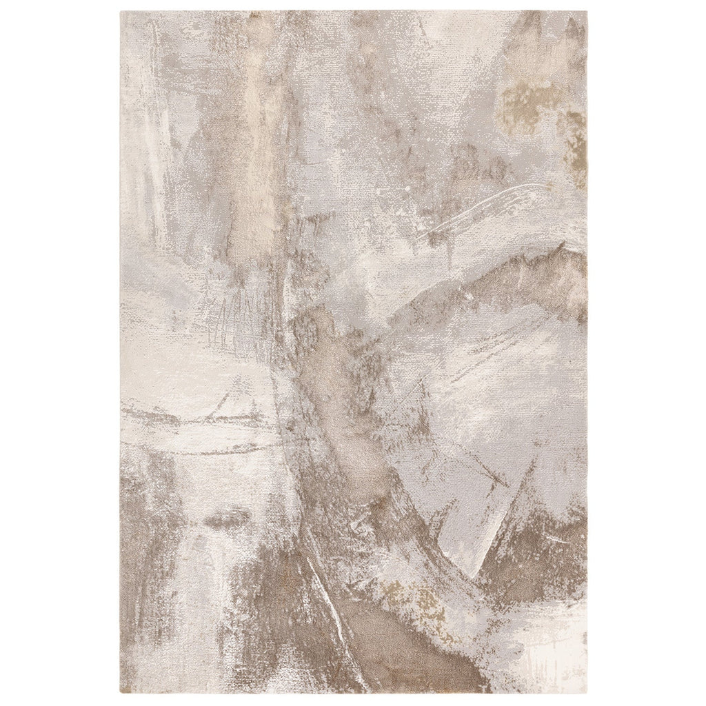 Stellar ST02 Abstract Beige Rug