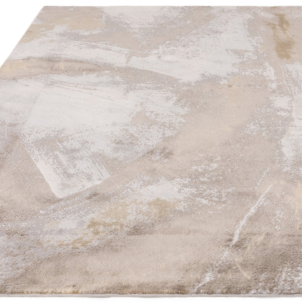 Stellar ST02 Abstract Beige Rug