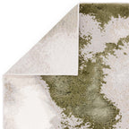 Stellar ST04 Abstract Green Rug