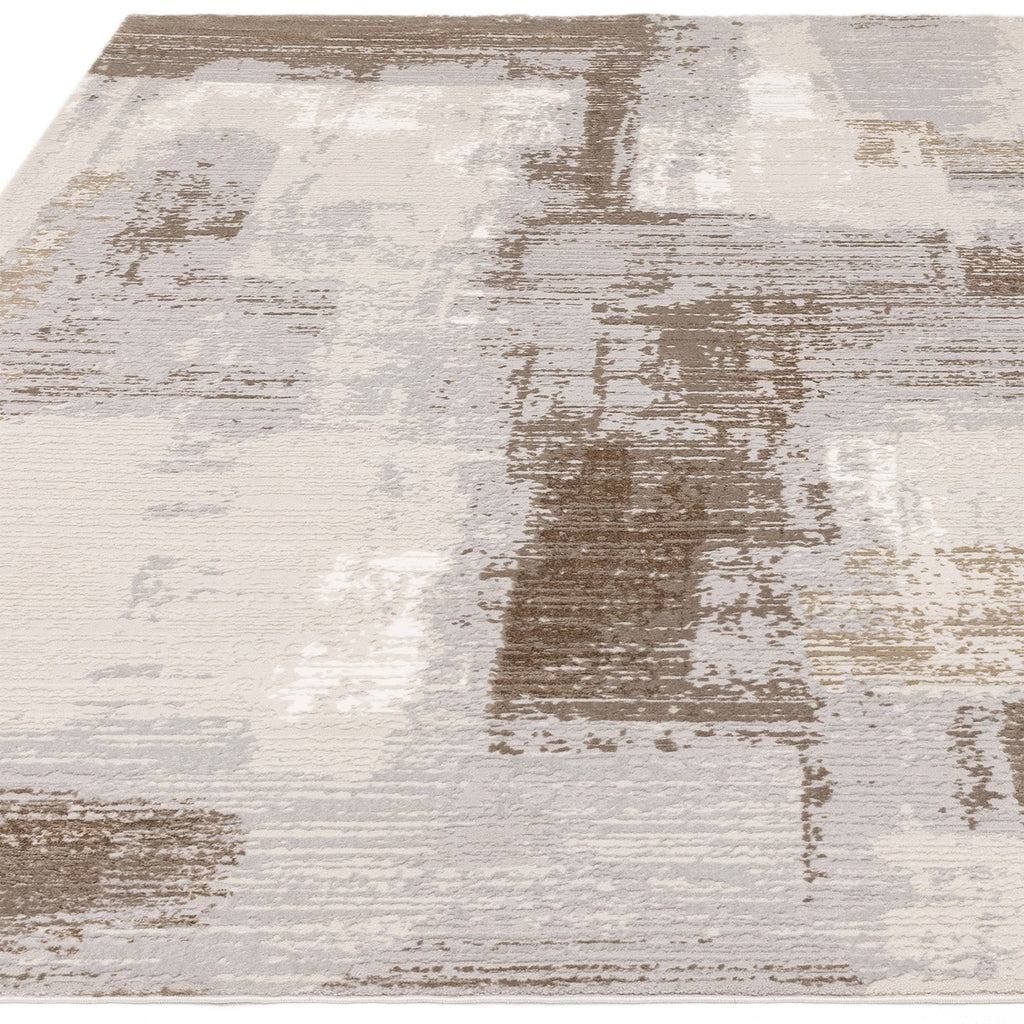 Stellar ST07 Abstract Grey Rug