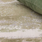 Stellar ST08 Abstract Green Rug