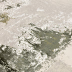 Stellar ST08 Abstract Green Rug
