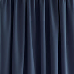 Laura Ashley Stephanie Midnight Blue Blackout Pencil Pleat Curtain