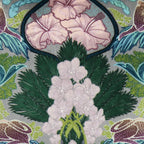Laurence Llewelyn-Bowen Suburban Jungle Teal Velvet Cushion (43cm x 43cm)