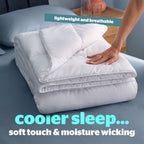 Silentnight Summer Breeze White 4.5 Tog Duvet