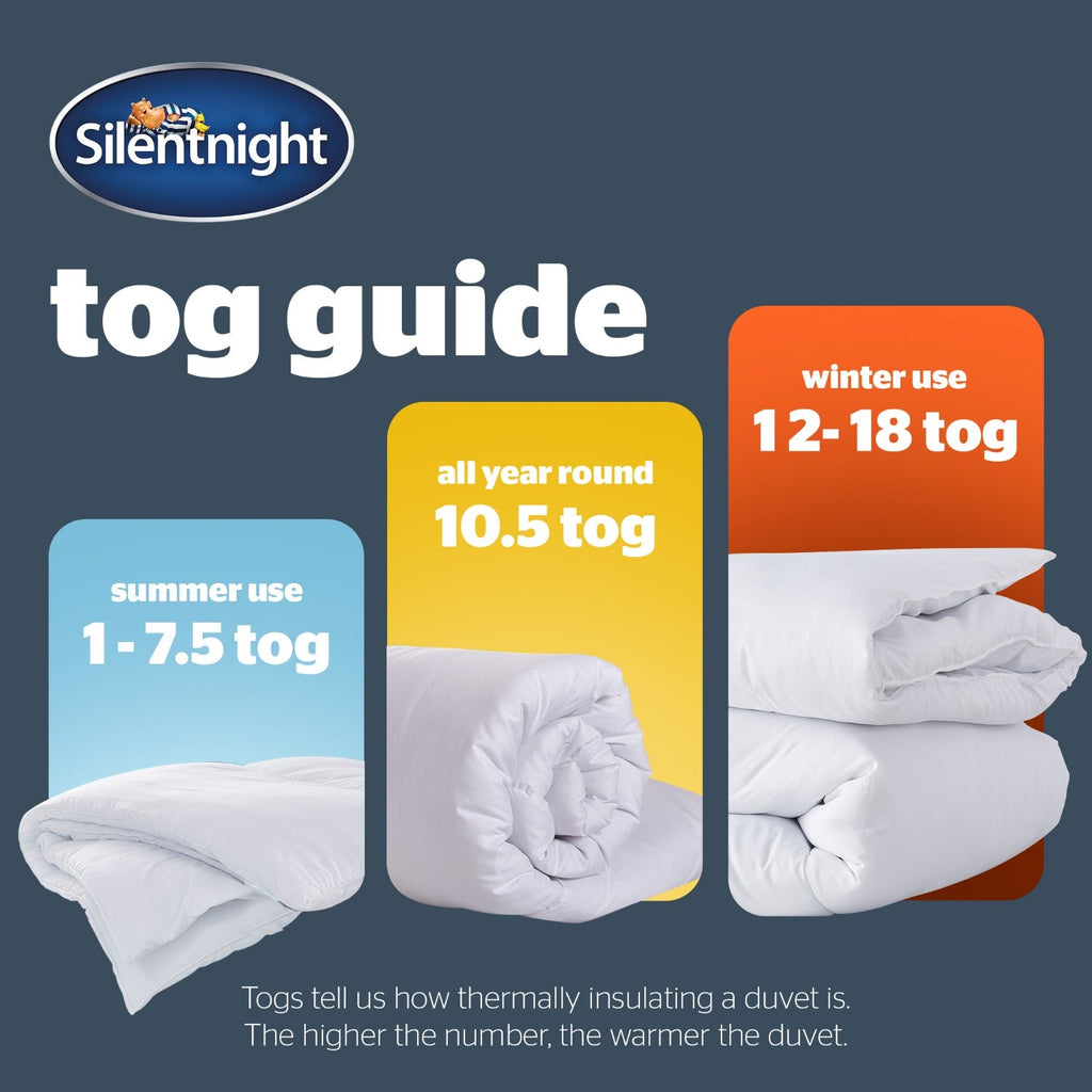 Silentnight Summer Breeze White 4.5 Tog Duvet
