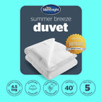 Silentnight Summer Breeze White 4.5 Tog Duvet