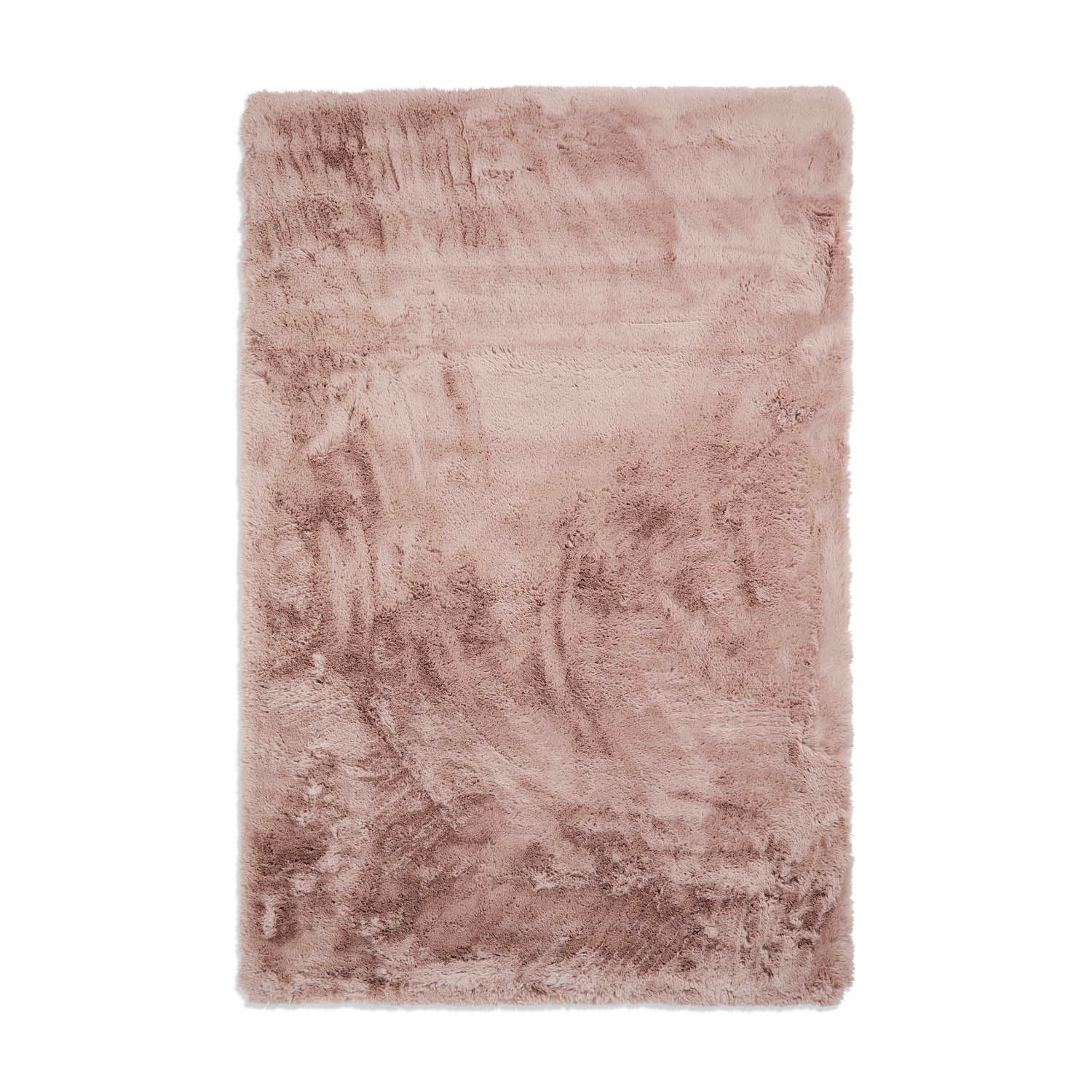 Super Teddy Rose Pink Shaggy Rug