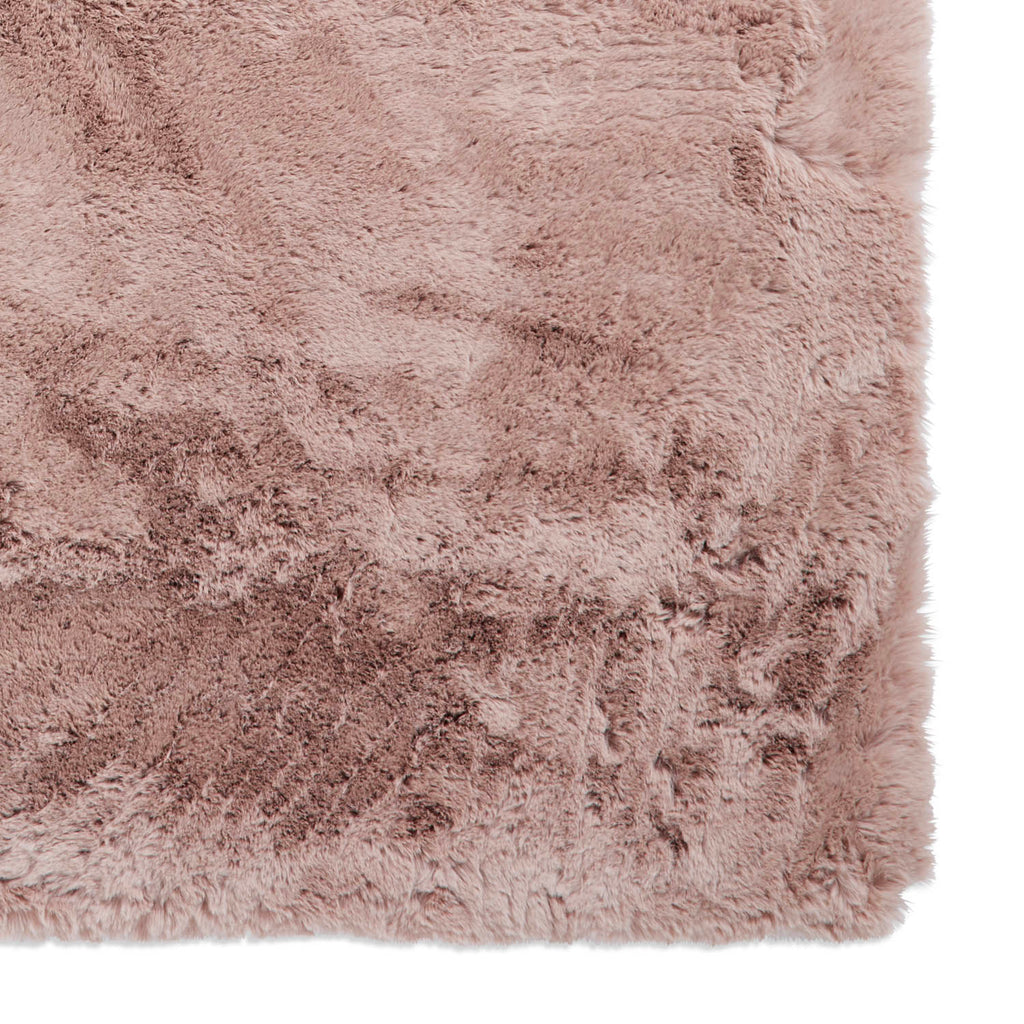 Super Teddy Rose Pink Shaggy Rug