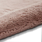Super Teddy Rose Pink Shaggy Rug