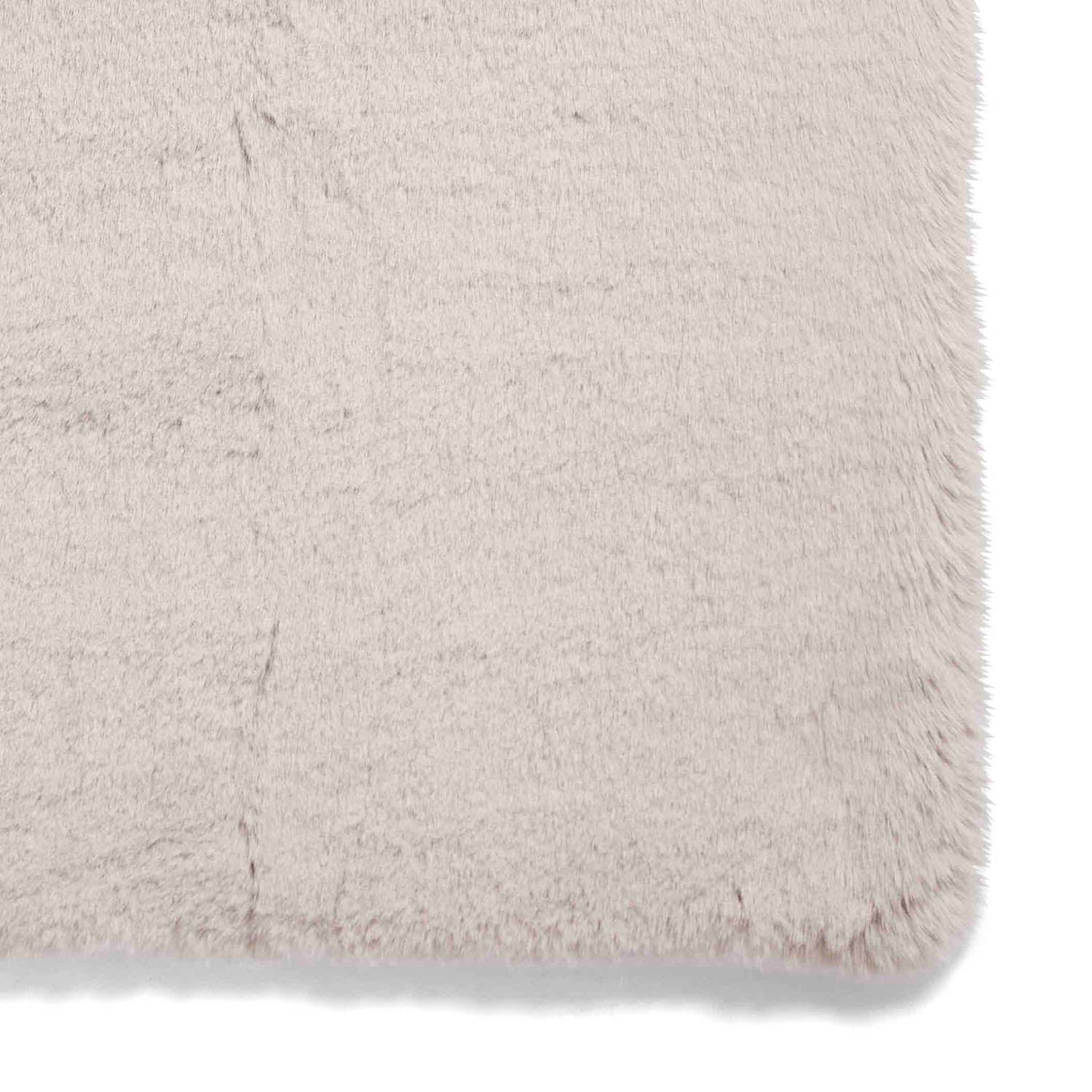 Super Teddy Silver Grey Shaggy Rug