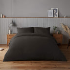 Silentnight Supersoft Black Duvet Set