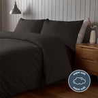 Silentnight Supersoft Black Duvet Set
