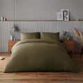 Silentnight Supersoft Olive Green Duvet Set