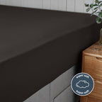 Silentnight Supersoft Black Fitted Sheet