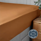 Silentnight Supersoft Terracotta Fitted Sheet