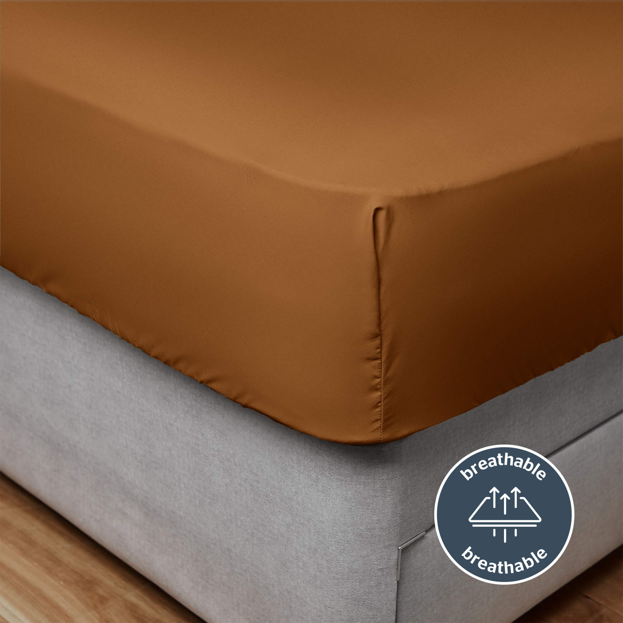 Silentnight Supersoft Terracotta Fitted Sheet