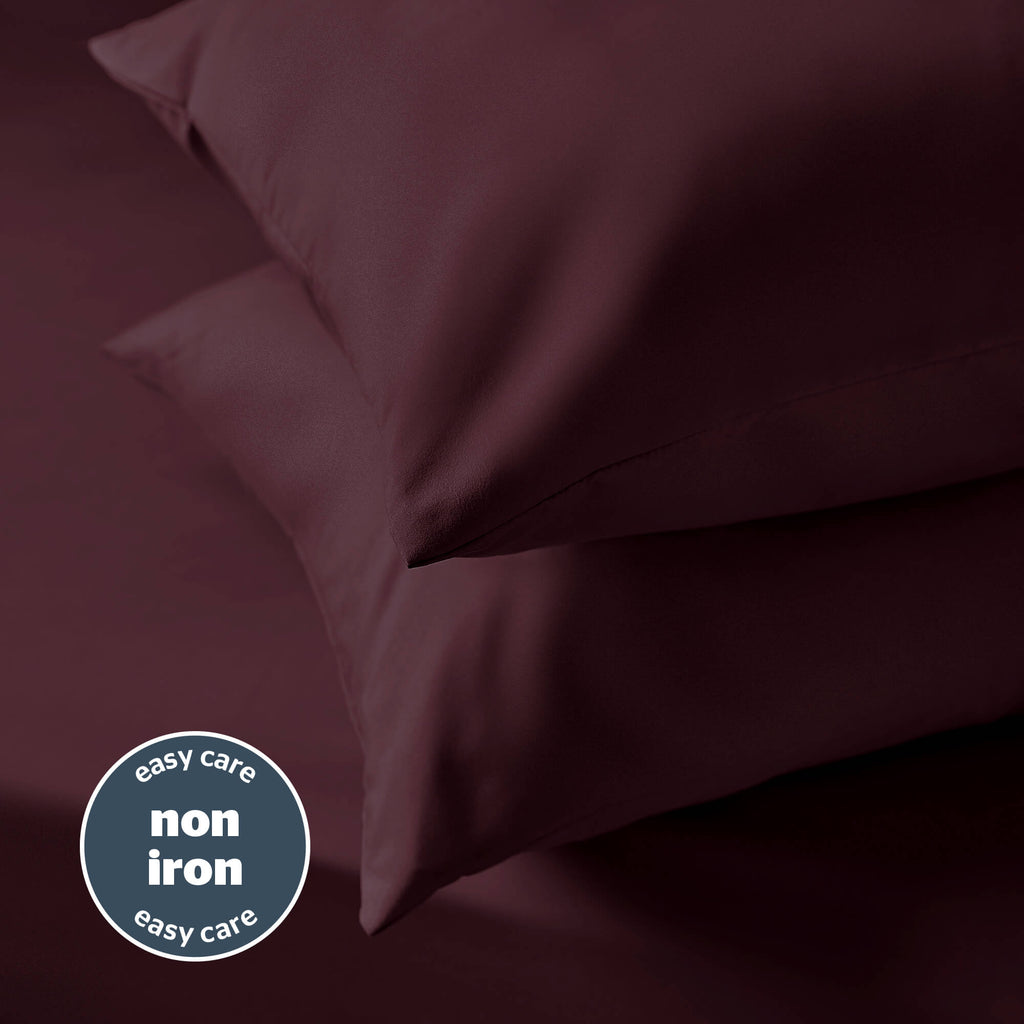 Silentnight Supersoft Berry Housewife Pillowcase Pair