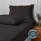 Silentnight Supersoft Black Housewife Pillowcase Pair