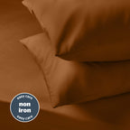Silentnight Supersoft Terracotta Housewife Pillowcase Pair