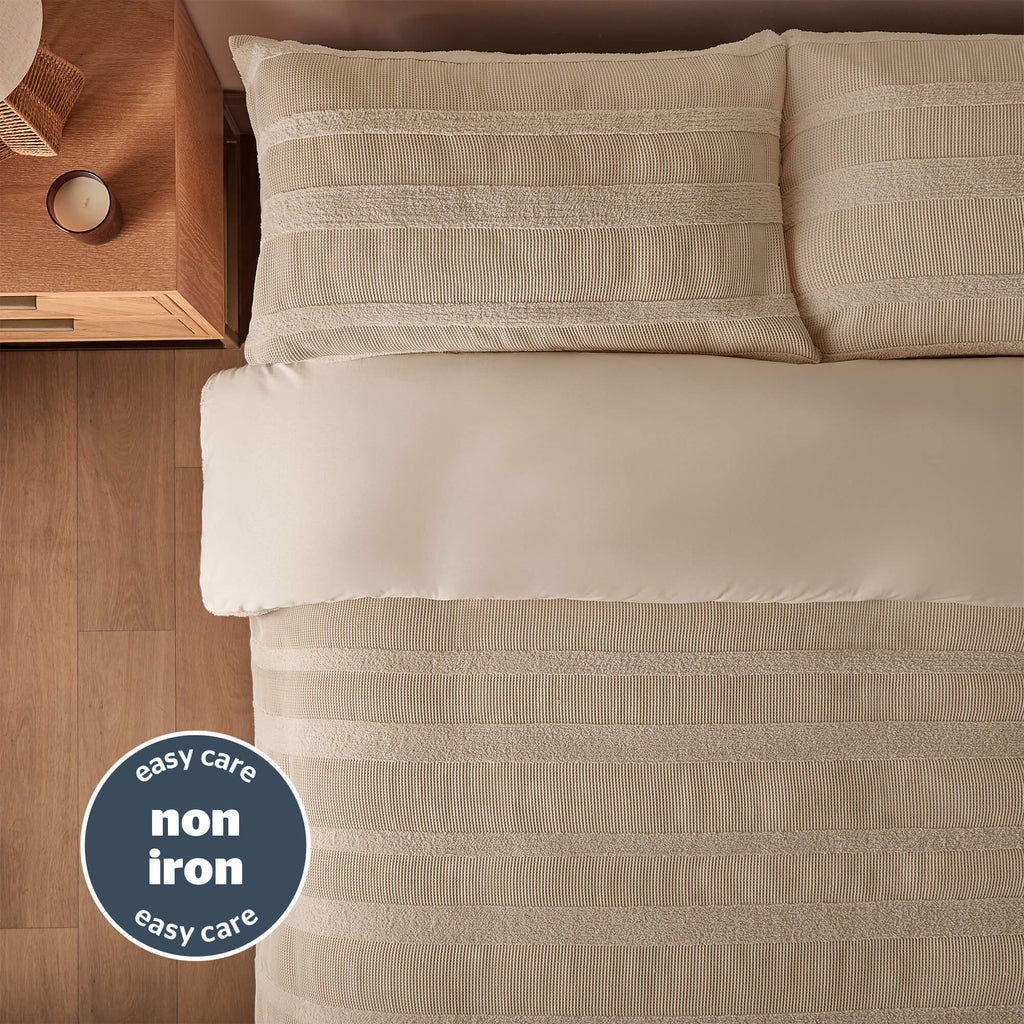 Silentnight Supersoft Natural Texture Duvet Set