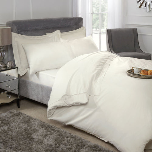 400 Thread Count Cotton Cream Deep Fitted Sheet