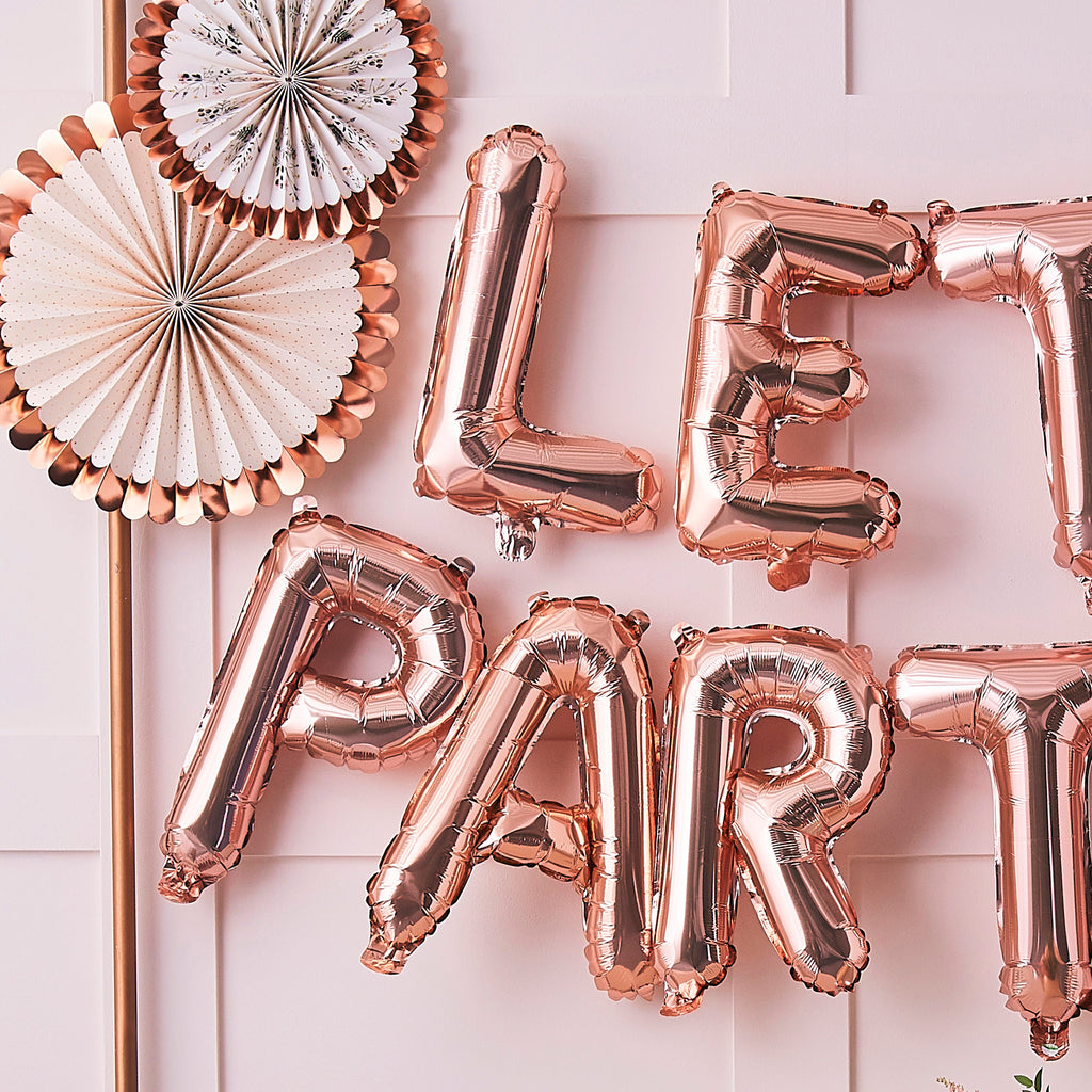 Lets Partea Afternoon Tea Party Balloon Bunting