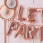 Lets Partea Afternoon Tea Party Balloon Bunting- 5 Inner Pack