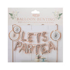 Lets Partea Afternoon Tea Party Balloon Bunting
