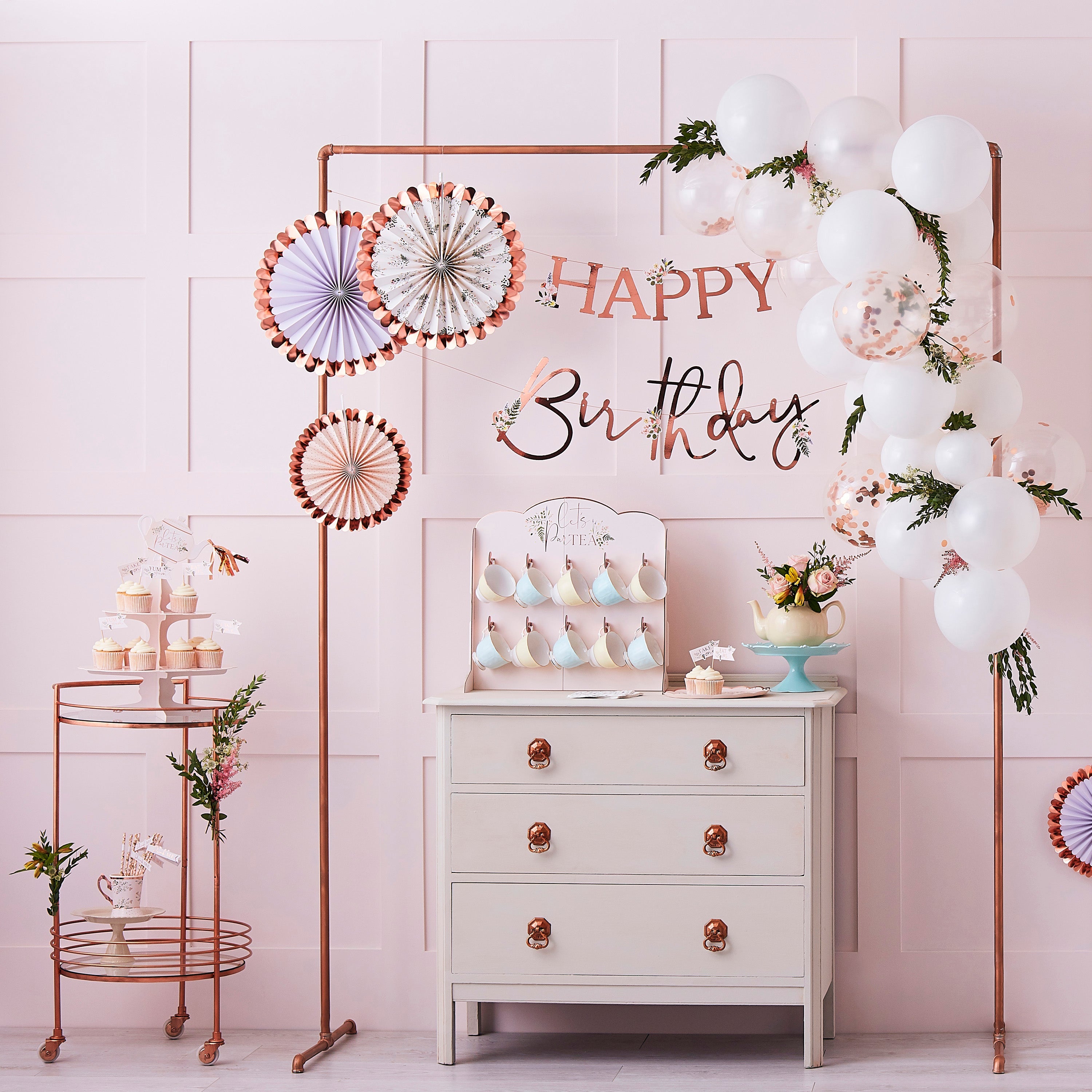 Pressed Petal Number 3 Birthday Cake Candle