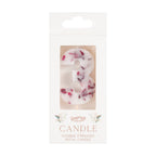 Pressed Petal Number 3 Birthday Cake Candle