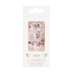 Pressed Petal Number 3 Birthday Cake Candle- 5 Inner Pack