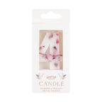 Pressed Petal Number 4 Birthday Cake Candle