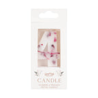 Pressed Petal Number 4 Birthday Cake Candle- 5 Inner Pack