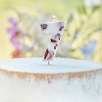 Pressed Petal Number 7 Birthday Cake Candle- 5 Inner Pack