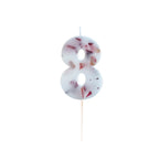 Pressed Petal Number 8 Birthday Cake Candle- 5 Inner Pack